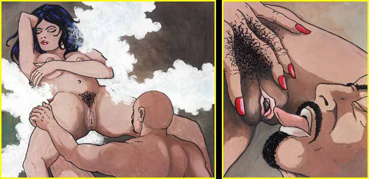 Adult Comics Man Is Licking Woman Pussy An Xxx Dessert Picture 6