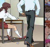 Two cracking anime dolls seduced and fucked beyond&hellip;