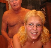 Dirty eighty year old stud seduces a teen into&hellip;