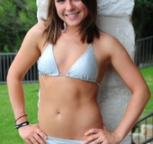Taylor takes hey bikini off to jump in the pool&hellip;