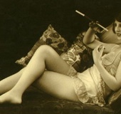 Few very hot smoking vintage chicks posing nude&hellip;