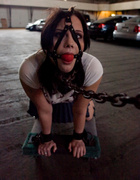 Beautiful brunette gets tied up and fucked for the&hellip;