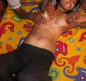 Indian babe and her 2 boys