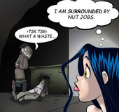 Anime Chicks depraved walks the night streets in&hellip;