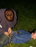 Horny restrained young subs punished