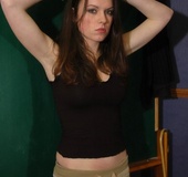 Super-nervous French beauty preparing for her&hellip;