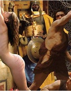 White girls exposed naked on the Oriental slave&hellip;