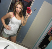Amazing busty teen girl making hot selfshot pics&hellip;