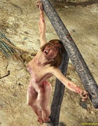 The last queen of troy hung on the cross