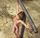 The last queen of troy hung on the cross