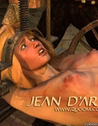 Blonde girl in iron leash fucked!