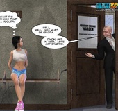 Busty 3d young school girl forced to suck cock in&hellip;
