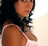 Curly hair stunning girl in sexy pantyhose&hellip;