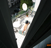 Dark haired sexy stunner sunbathing totally naked&hellip;