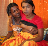 Young Indian Girl With Small Tits Sucks And Fucks