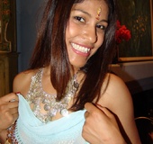Pretty Indian model Mehla slurping a stiff cock&hellip;