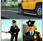 Police girl fucked as a ticket payment