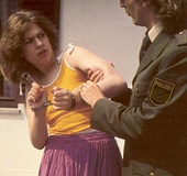 Arrested hairy retro chick gets abused by the&hellip;
