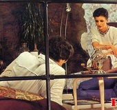 Two hairy seventies couples swapping their horny&hellip;