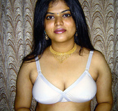 Neha in white lingerie exposing herself in bedroom