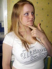 Little girl with big tits trying to sell cookies gets fucked in her pussy and mouth by old dude