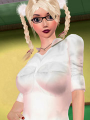 Dp for an oversexed 3d hentai chick
