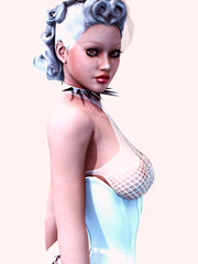 Anime in lingerie