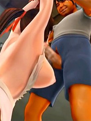 Topless anime