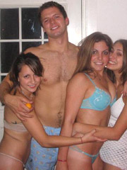 Embarrassed nude girls