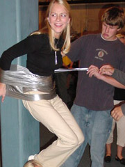 This young gal has never done hardcore bdsm before