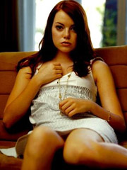 Rose mcg strips and bares her tits