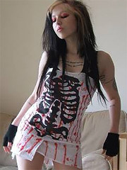 Scene girl titties