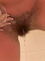 Jerry potters enjoying rubbing and teasing the hairy tufts!