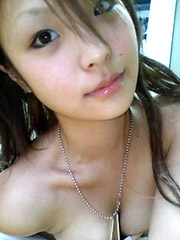 Sexy japanese girlfriend rides on cock while giving blowjob