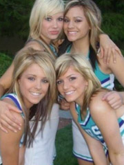 My teenie cheerleader