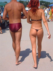 Beach nudity