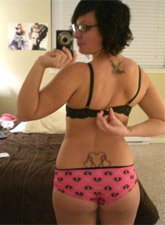 Precious gets rid of her bikini and lets her huge natural tits hang out