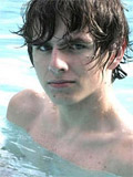 Slim swimmer twink has a hot hot shower