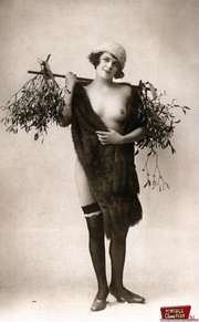 Several ladies showing their original vintage stockings
