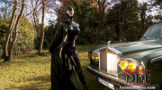 Mysterious Lucy Latex is the newest latex kink super hero!