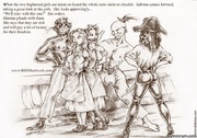 Two youn girls are captured from one or the plantations and taken to Scarlett Sabrina's ship!