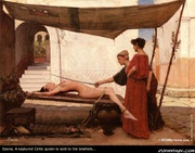 Women were collected from all over the Empire, loaded onto wagons and rolled to the Rome where the soldiers awaited...