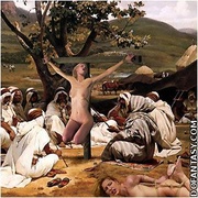 White slave gonna be gang-banged in the desert!