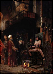 New slave tied sread-eagle and presented to her old Master!