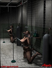 Masters have no mercy to their slave girls!