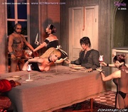 Slave girl gets fucked after dinner!