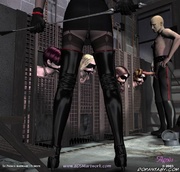 Blonde slave violated on the table!