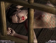 Chanied Snow White stays alone at gnome's home all day long!