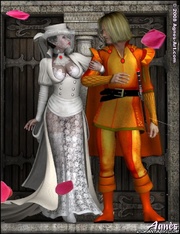 Prince fucked Snow White on the horse on their way home!