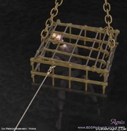 Slave girl locked in the cell under water!